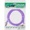 InLine ühenduskaabel S/FTP PiMF Cat.6 250MHz PVC vask lilla 0.5m