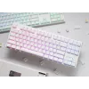 Ducky One 3 Classic Pure Valge TKL Gaming klaviatuur RGB LED MX-Clear