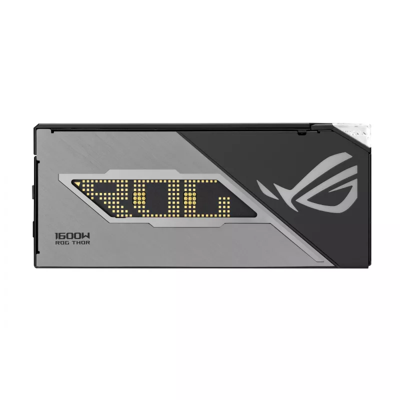 Toiteplokk ASUS ROG THOR-1600T3-GAMING 1600 W, 80 PLUS Titanium, ATX 3.1, täismodulaarne, OLED-ekraan