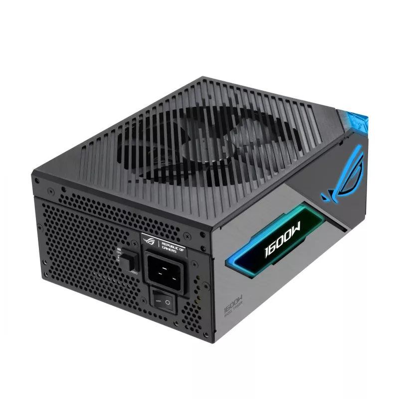 Toiteplokk ASUS ROG THOR-1600T3-GAMING 1600 W, 80 PLUS Titanium, ATX 3.1, täismodulaarne, OLED-ekraan