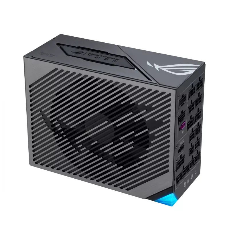 Toiteplokk ASUS ROG THOR-1600T3-GAMING 1600 W, 80 PLUS Titanium, ATX 3.1, täismodulaarne, OLED-ekraan