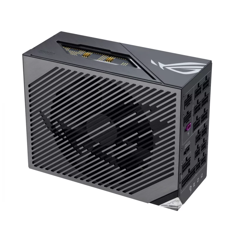 Toiteplokk ASUS ROG THOR-1600T3-GAMING 1600 W, 80 PLUS Titanium, ATX 3.1, täismodulaarne, OLED-ekraan