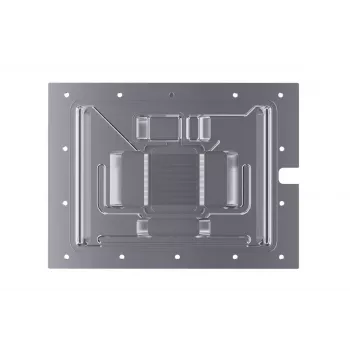 Vesiblokk + tagumine plaat Alphacool 13456 Akrüül Alumiinium Must Hõbedane Läbipaistev
