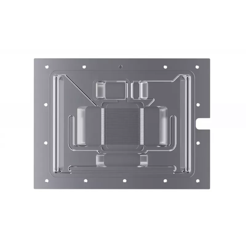 Vesiblokk + tagumine plaat Alphacool 13456 Akrüül Alumiinium Must Hõbedane Läbipaistev