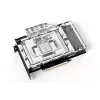 Vesiblokk + tagumine plaat Alphacool 13456 Akrüül Alumiinium Must Hõbedane Läbipaistev