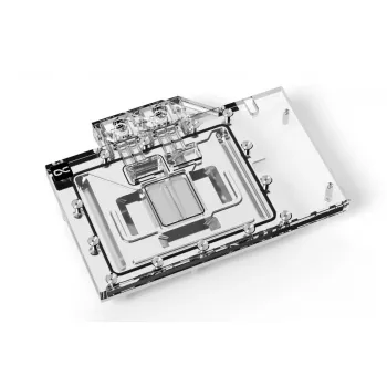 Vesiblokk + tagumine plaat Alphacool 13456 Akrüül Alumiinium Must Hõbedane Läbipaistev