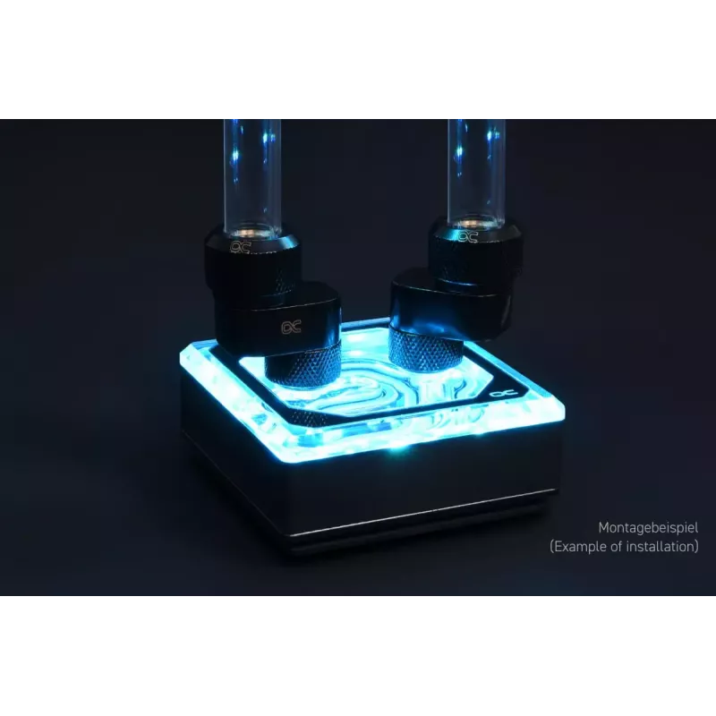 Liitmik Alphacool 17603 messing kroom 24 mm laius 22,5 mm sügavus 18,5 mm kõrgus