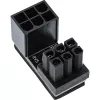 InLine sisemine toiteadapter 180° ATX 6-kontaktiline isane emane pööratud must 26636F