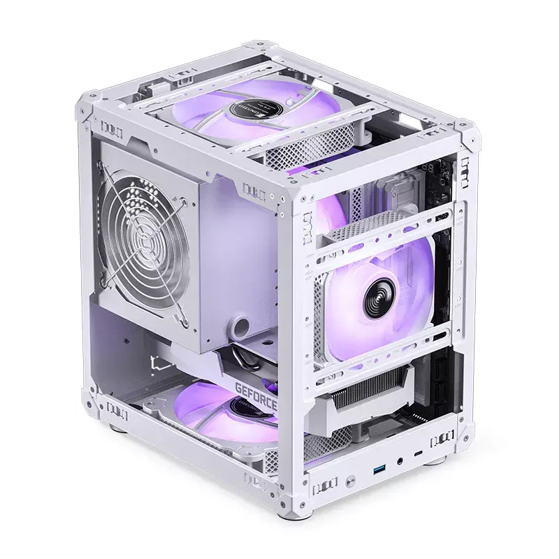 PC korpus Jonsbo C6 Mini Tower valge