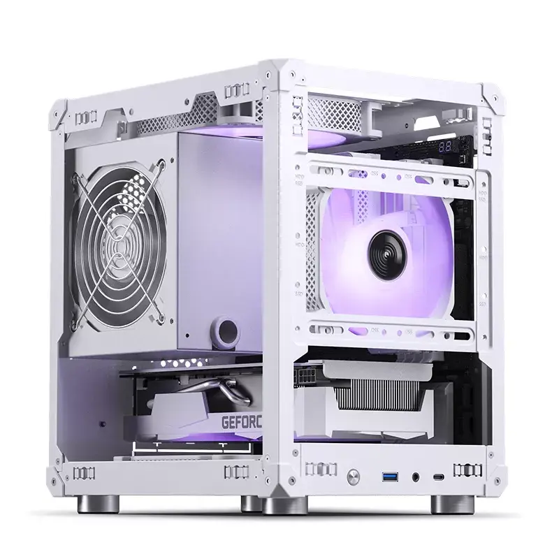 PC korpus Jonsbo C6 Mini Tower valge