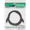 InLine USB 2.0 kaabel tüüp A isane / tüüp B emane must, kullatud, 1 m