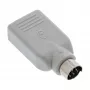 InLine USB adapter USB A-pesa / PS/2 isane, PS/2 isane, USB A, beež