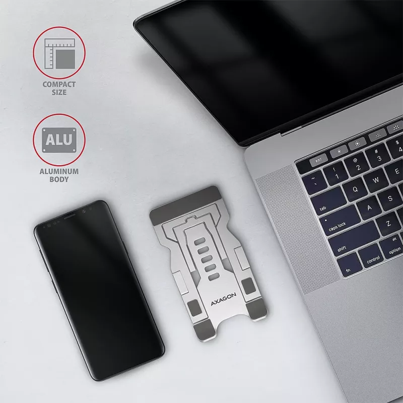 Axagon STND-M telefoni alus/statiiv Alumiinium