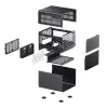 PC-korpus Jonsbo N3 Mini Tower Must