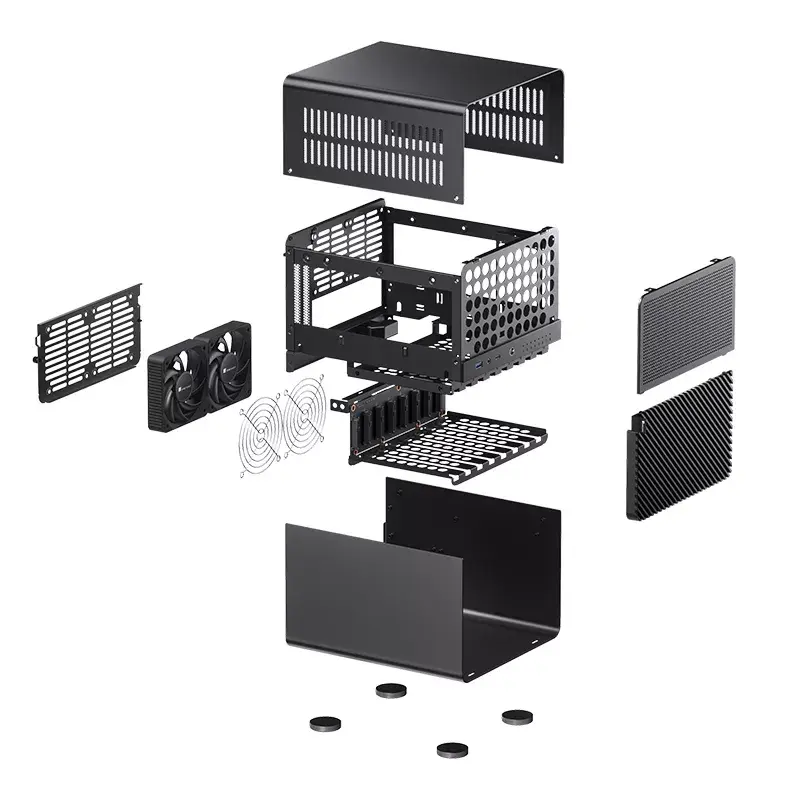 PC-korpus Jonsbo N3 Mini Tower Must
