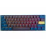 Ducky One 3 Daybreak Mini klaviatuur, mängudele, USB, mehaaniline, RGB, must, sinine, roheline