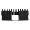 Jahutusradiaator Silverstone TP05 Must 76,4 mm x 10,3 mm x 24,8 mm