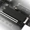 Jahutusradiaator Silverstone TP05 Must 76,4 mm x 10,3 mm x 24,8 mm