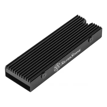 Jahutusradiaator Silverstone TP05 Must 76,4 mm x 10,3 mm x 24,8 mm