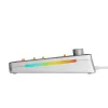 Glorious Gaming GMMK 3 PRO 75% Barebones Wired Silver - US, 75%, juhtmega, USB, RGB LED, hõbedane