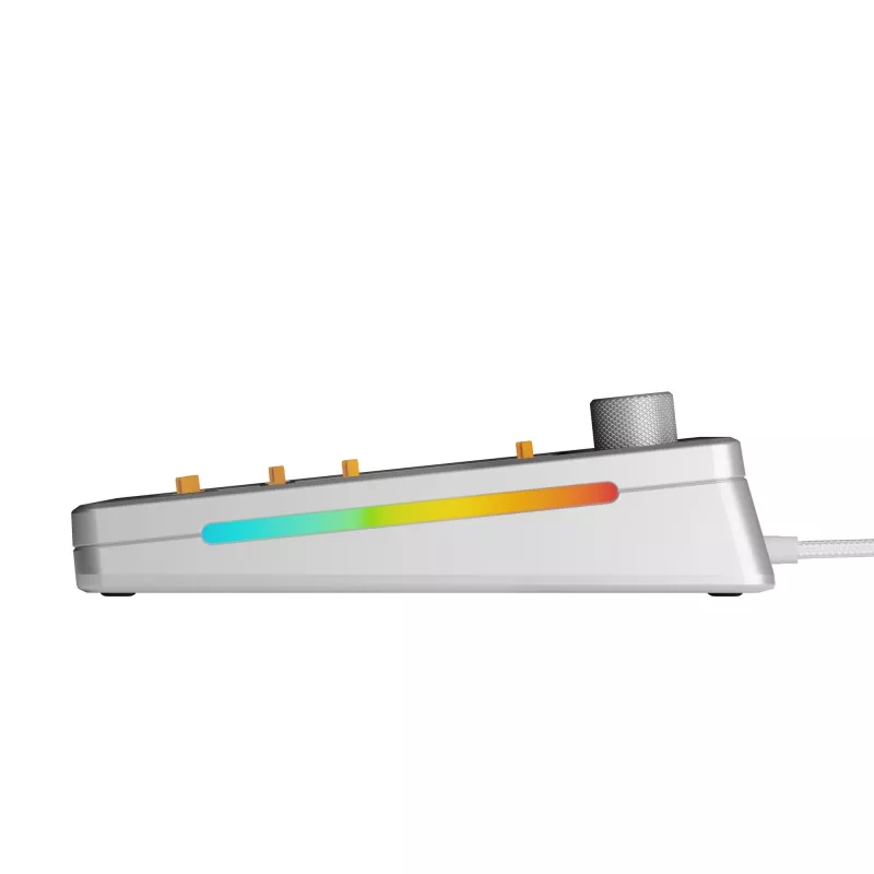 Glorious Gaming GMMK 3 PRO 75% Barebones Wired Silver - US, 75%, juhtmega, USB, RGB LED, hõbedane