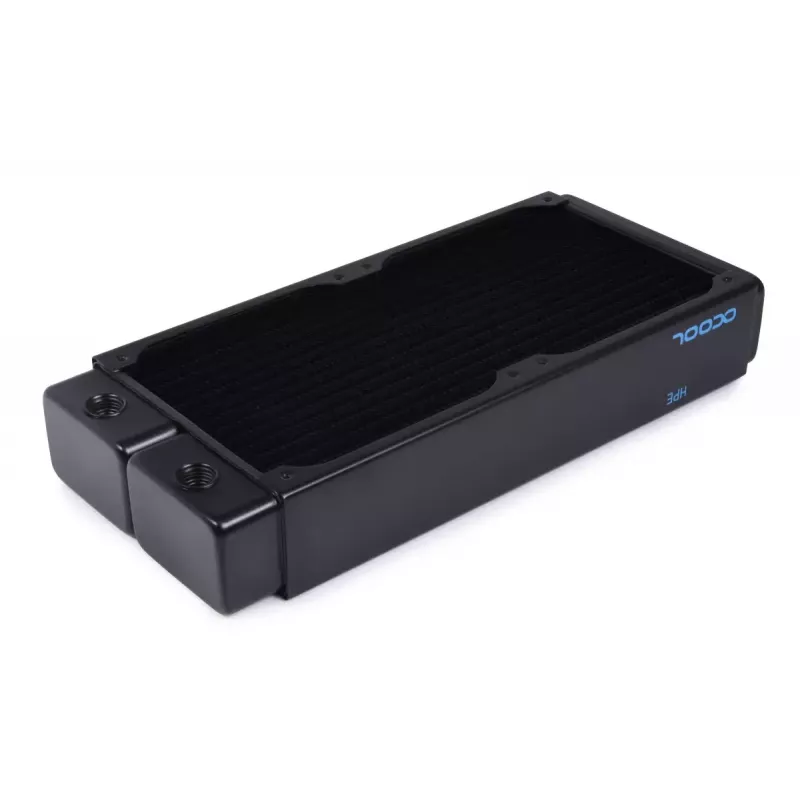 Radiaator Alphacool 14439 messing vask teras must laius 124 mm