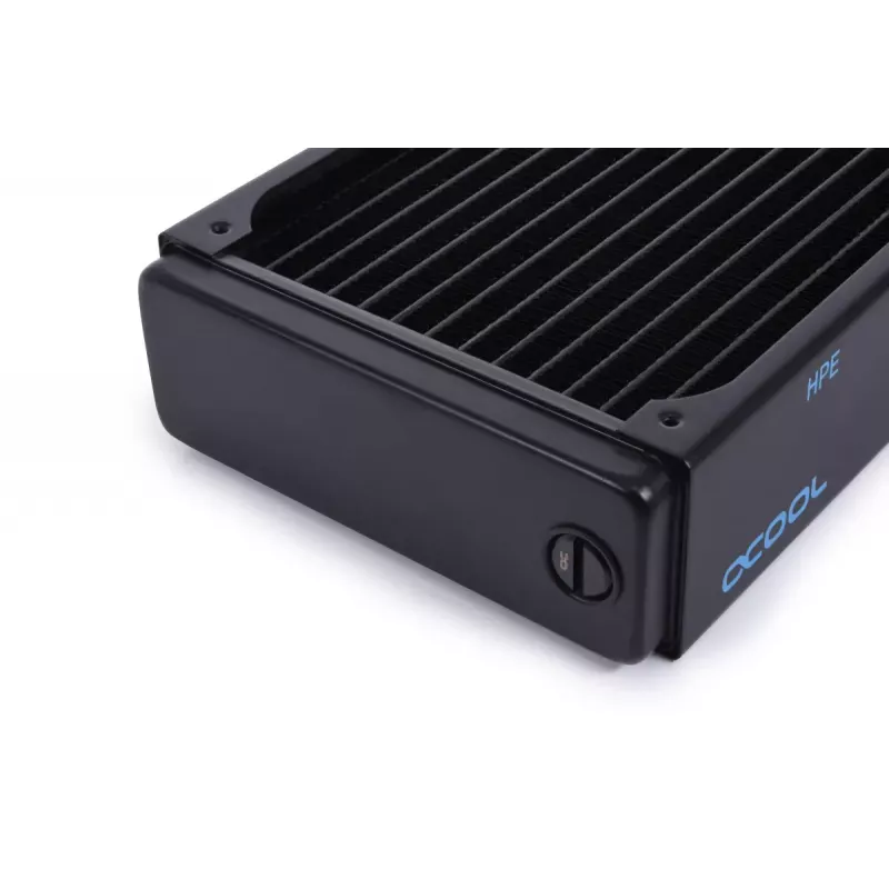 Radiaator Alphacool 14439 messing vask teras must laius 124 mm