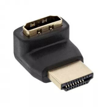 InLine HDMI adapter, isane/emane, ülespoole nurga all, kuldkontaktidega, 4K2K