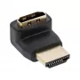 InLine HDMI adapter, isane/emane, ülespoole nurga all, kuldkontaktidega, 4K2K