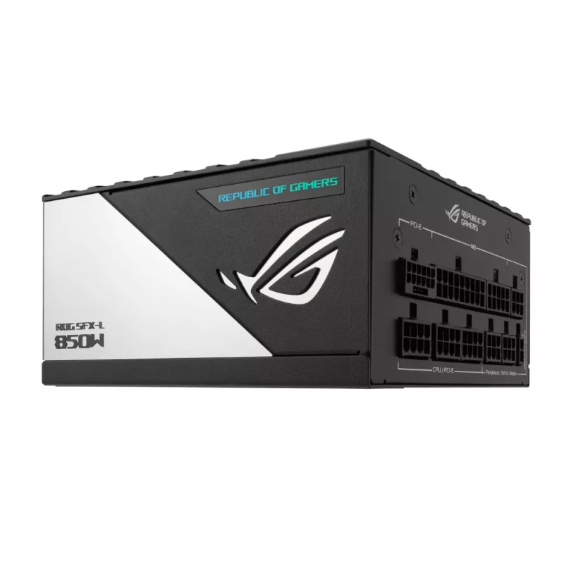 ASUS ROG Loki SFX-L 850W Platinum toiteplokk 24-pin ATX Must, Hõbedane