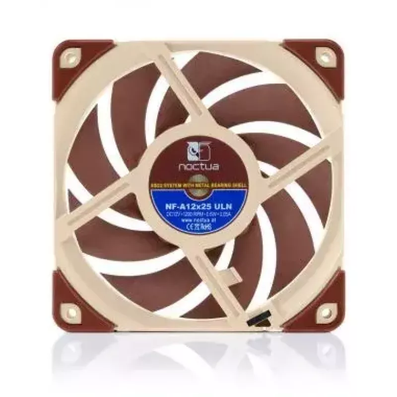Noctua 120 mm korpusventilaator NF-A12x25 ULN, 12 V, 1200 p/min, 55.7 m³/h, 0.6 W, 12.1 dB, SSO-laager
