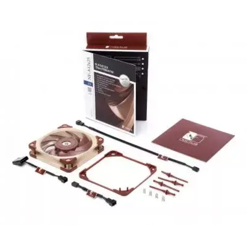 Noctua 120 mm korpusventilaator NF-A12x25 ULN, 12 V, 1200 p/min, 55.7 m³/h, 0.6 W, 12.1 dB, SSO-laager
