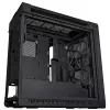 PC-korpus ASUS ProArt PA602 Wood Edition Midi Tower Must — EATX tugi, 45 cm GPU, 19 cm PSU/jahuti, 8 kõvakettasahtlit, USB-C