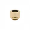 Liitmik EK Water Blocks messing kuldne 15mm kõrgus 2,2cm läbimõõt