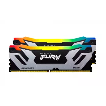 Kingston Technology FURY 48GB 8400MT/s DDR5 CL40 CUDIMM (2 moodulist komplekt) Renegade RGB Silver XMP