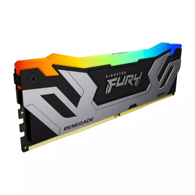 Kingston Technology FURY 48GB 8400MT/s DDR5 CL40 CUDIMM (2 moodulist komplekt) Renegade RGB Silver XMP