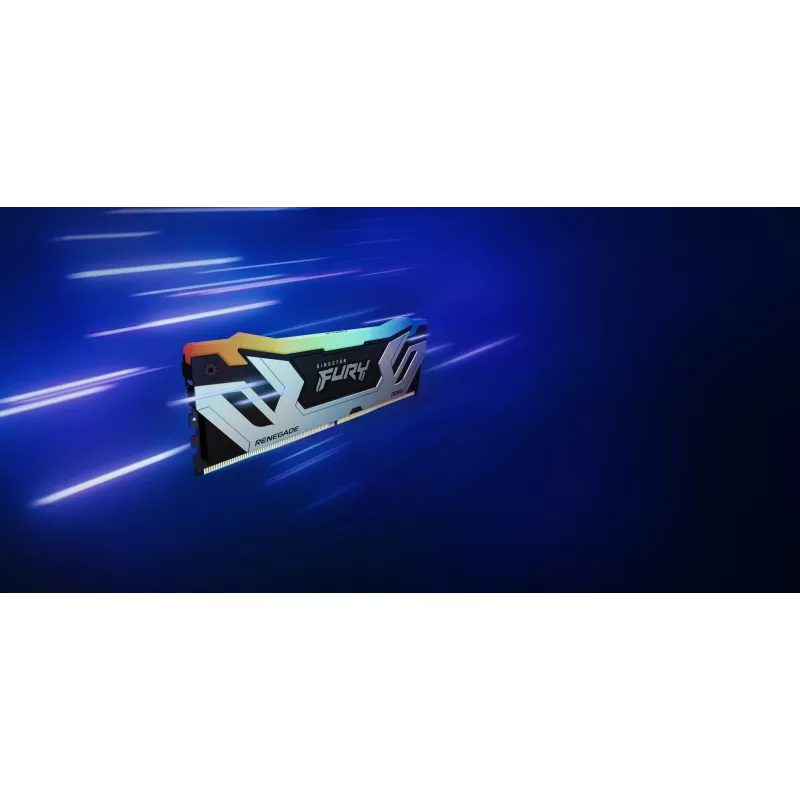 Kingston Technology FURY 48GB 8400MT/s DDR5 CL40 CUDIMM (2 moodulist komplekt) Renegade RGB Silver XMP
