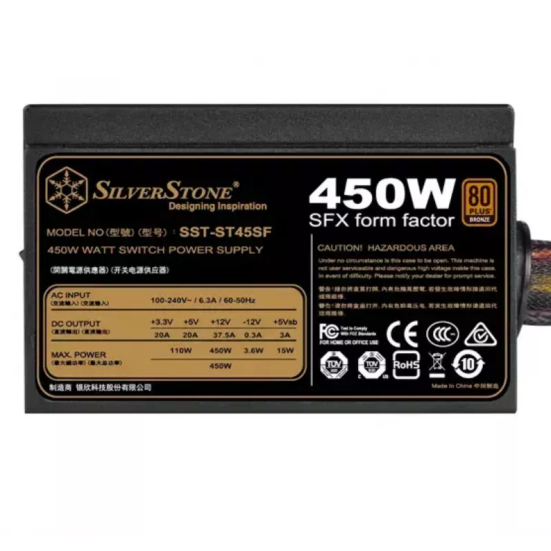 Toiteplokk Silverstone ST45SF 450 W