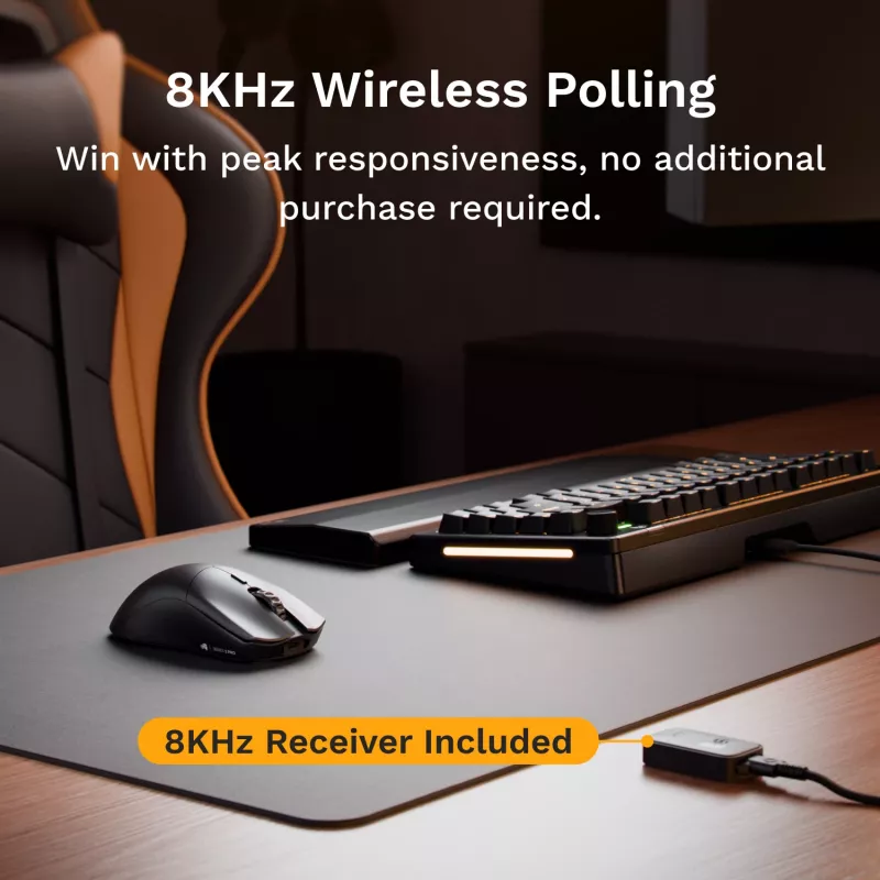 Mängurihiir Glorious Glorious Series 2 PRO 4K/8K Hz Wireless hiir – valge