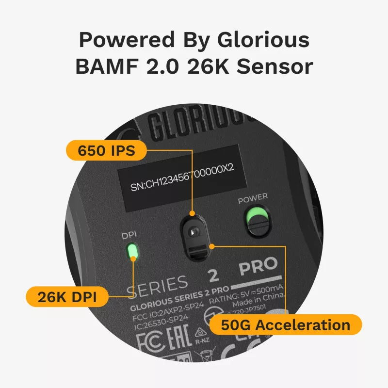 Mängurihiir Glorious Glorious Series 2 PRO 4K/8K Hz Wireless hiir – valge