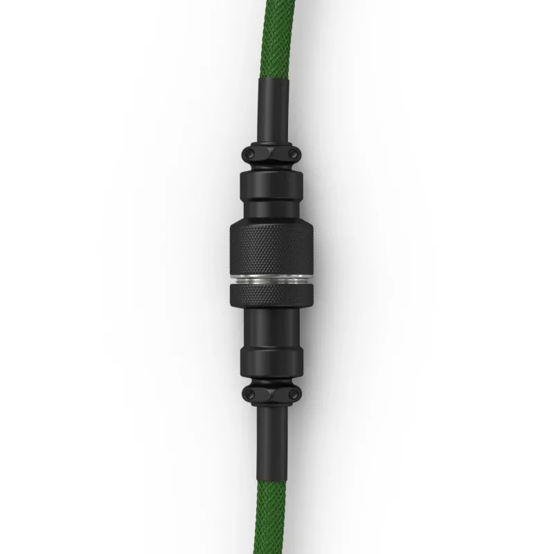 Glorious Gaming Glorious GMMK Spiraalkaabel Forest Rain, Roheline, 1.4 m, 1 tk, Glorious Gaming, USB Type-A, USB Type-C, Aviator