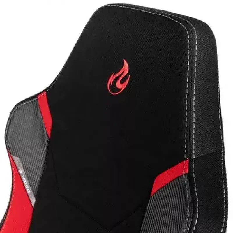 Polsterdatud iste Nitro Concepts X1000 Must Red Kõrgus 119-128,6 cm