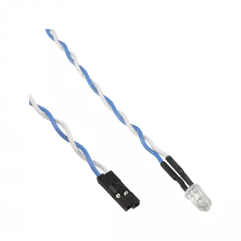InLine emaplaadi toite / HDD LED, sinine, 5mm, 0,8m