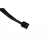 RGB-jagajakaabel Alphacool 18678 Must 600 mm