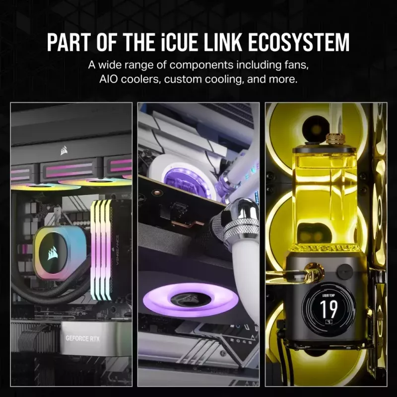 Ventilaator Corsair iCUE LINK RX120 RGB 12 cm 400-2100 RPM Magnetic Bearing