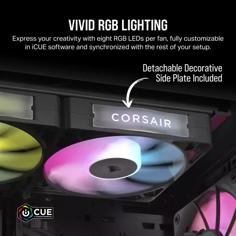Ventilaator Corsair iCUE LINK RX120 RGB 12 cm 400-2100 RPM Magnetic Bearing