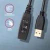 Axagon ADR-215 USB 2.0 A-M -> A-F aktiivne pikendus-/repiterkaabel 15 m