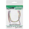 InLine ventilaatorikaabli pikendus 3pin Molex isane/emane pikkus 0,60 m