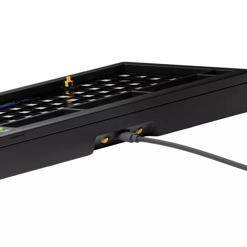 Glorious Gaming GMMK 3 75% Barebones Wired Must - ISO, 75%, Juhtmega, USB, RGB LED, Must