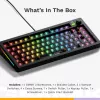 Glorious Gaming GMMK 3 75% Barebones Wired Must - ISO, 75%, Juhtmega, USB, RGB LED, Must